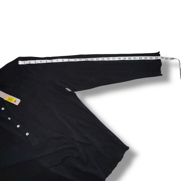 NWT NIC+ZOE Lace Button Down Shirt - Black XXL - Picture 10 of 11